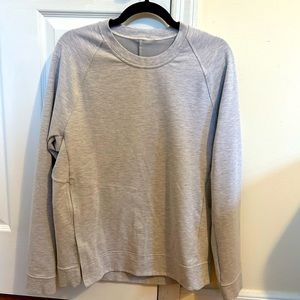 Lululemon City Sweat Pullover Sweater - Grey - Men / Medium.
